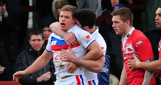 Peter Fox: Scored opening try for Wakefield Wildcats