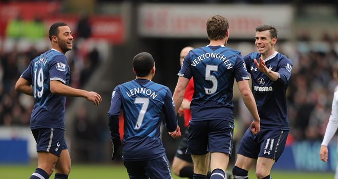 Gareth Bale: Celebrates excellent second goal