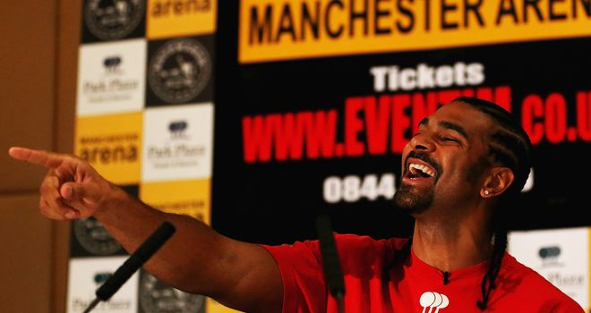 David Haye: Is making a full-time return to boxing.