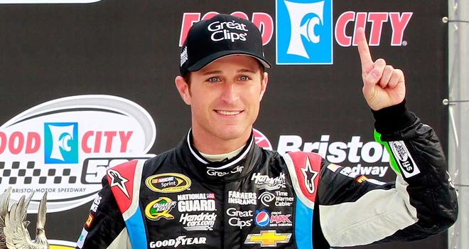 Kasey Kahne: Celebrating maiden win at Bristol Motor Speedway