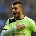 United's Italian defender Davide Santon celebrates scoring the equalising goal