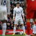 Gareth Bale prepares to take a free-kick for Spurs