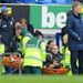 Ryo Miyaichi's run of bad luck continues as he is stretchered off