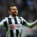 Not for long though as Yohan Cabaye scores Newcastle's equaliser