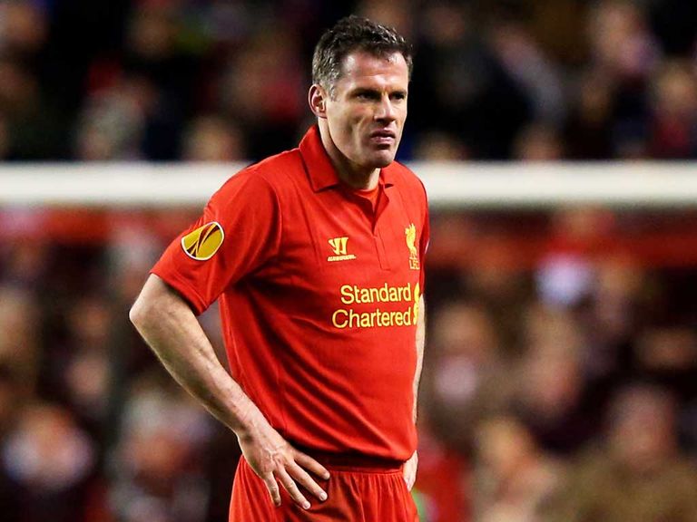 Jamie Carragher will make his 737th appearance for Liverpool on Sunday