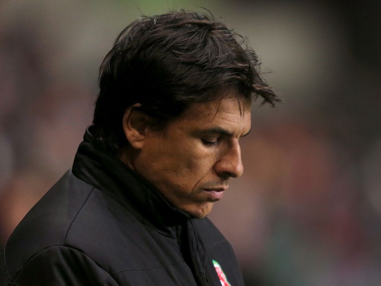 Chris Coleman: Delayed arrival to Macedonia