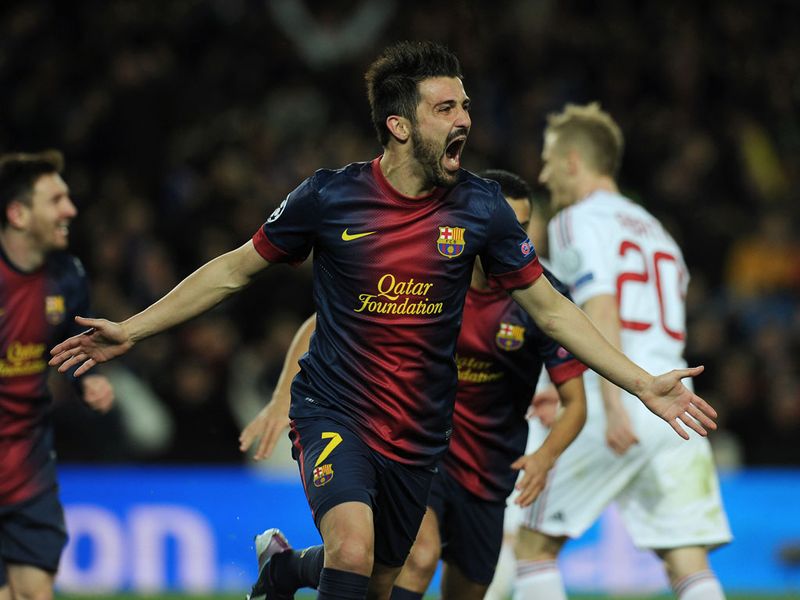The Spanish striker celebrates and now the tie can't go into extra-time