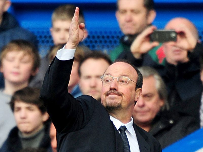 Benitez urges his side on - and they held on to win 1-0