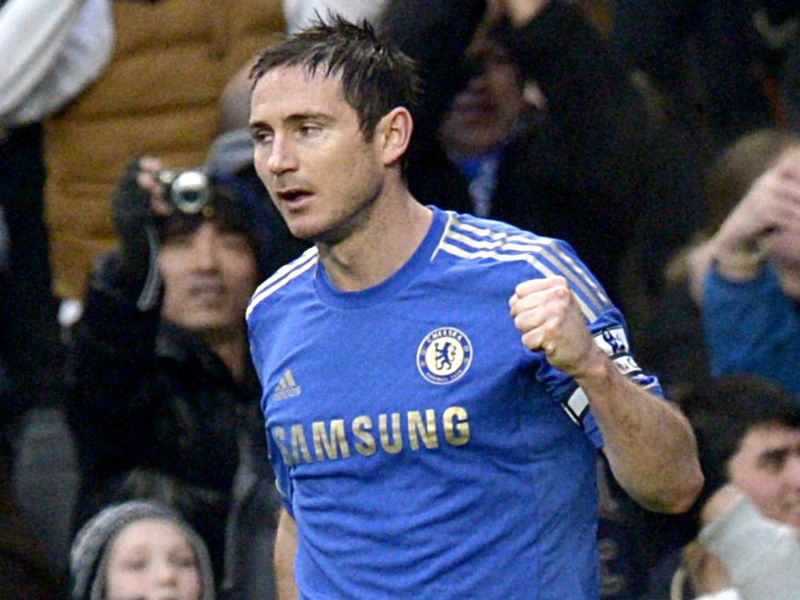 Lampard hits the target at Stamford Bridge for his 200th goal for the club