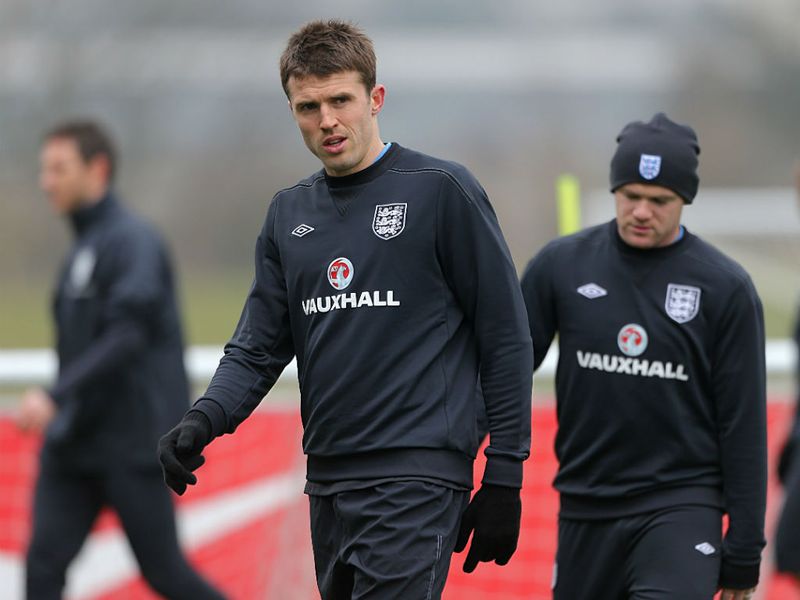 Michael Carrick is a likely starter at centre back due to England's injury problems.
