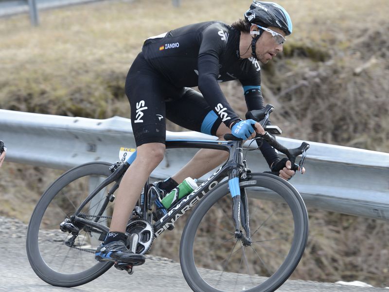 Xabier Zandio helped Team Sky take a grip on the race early on to set up what was to come