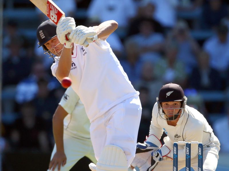 ...while Jonathan Trott's front-foot shot selection was superb.
