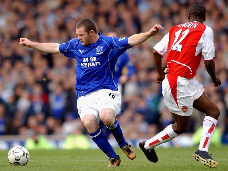 He nets his first goal in the Premier League with a stunning late winner against champions Arsenal at Goodison.