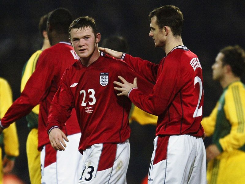 The Evertonian becomes the youngest player to win a full England cap after a second-half substitute appearance against Australia at Upton Park.