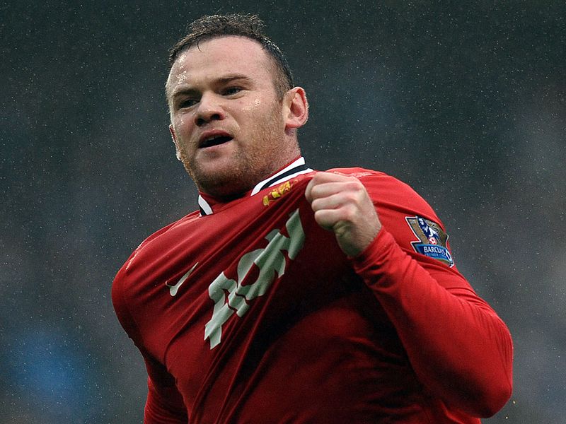 In 2011/12 Rooney enjoys a career best season for Manchester United with 34 goals.