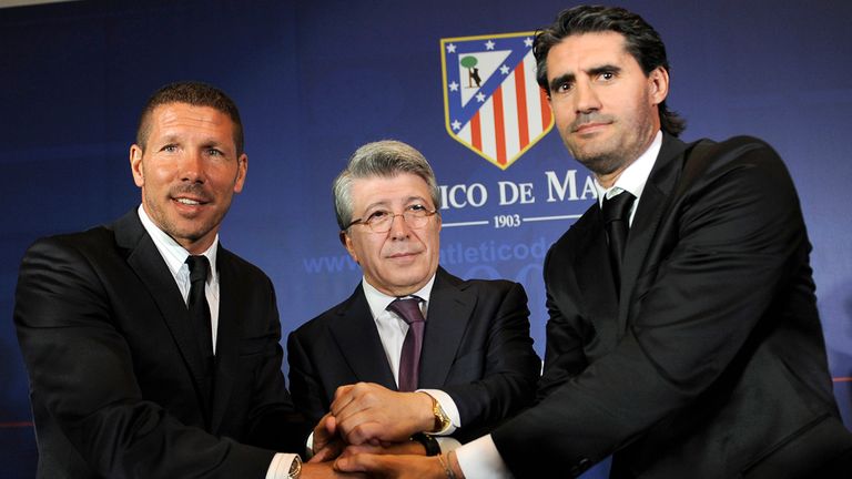 Jose Luis Perez Caminero (right): Hailed Gimenez as a 'natural talent'