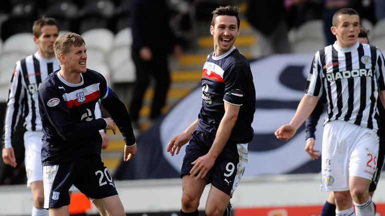 Carl Finnigan: Bagged a late winner for Dundee in Paisley