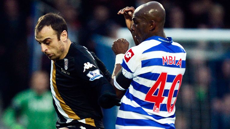 Stephane Mbia (right): Joins Sevilla on a season-long loan