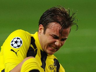 Mario Gotze: In a fitness battle to feature in the Champions League final
