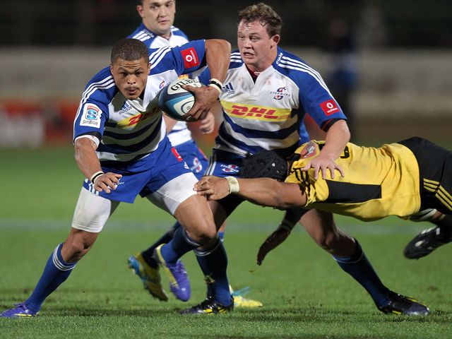 Victor Vito with a spectacular tackle