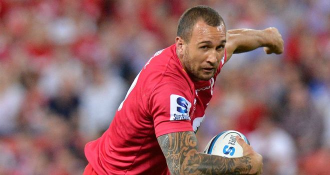 Quade Cooper: Queensland Reds' dangerman, according to Lions assistant coach Rob Howley