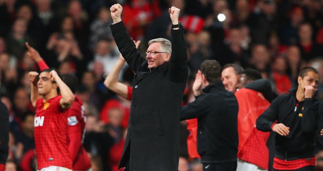 Manchester United celebrate their 20th league title