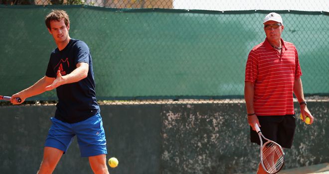 Andy Murray prepares for Madrid with coach Ivan Lendl