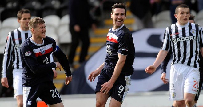 Carl Finnigan: Bagged a late winner for Dundee in Paisley