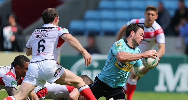 Chris Bailey scores the first try for London Broncos