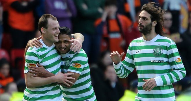 Anthony Stokes celebrates winner