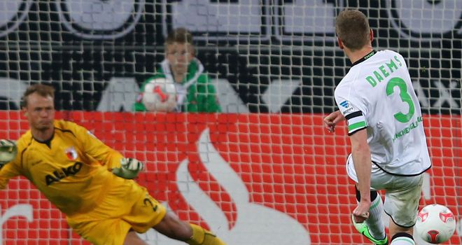Filip Daems sends the keeper the wrong way