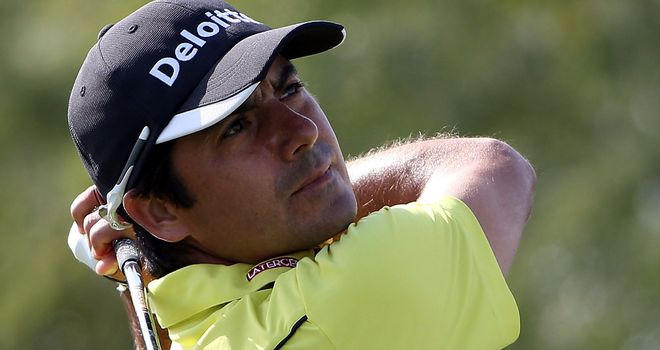 Felipe Aguilar: Shares the lead after opening round in Valencia