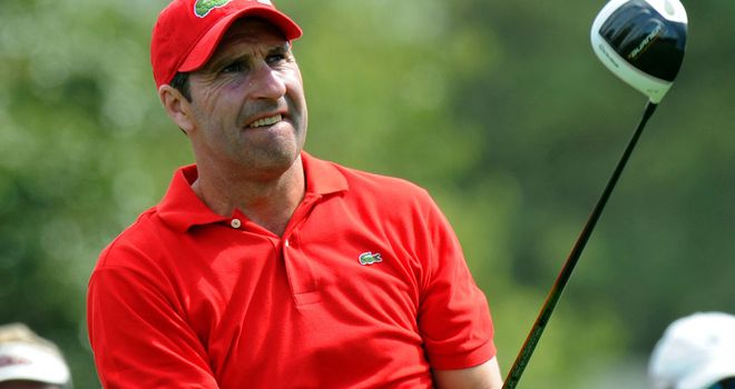 Jose Maria Olazabal: A bad shot by the Spaniard draws blood from a spectator at Augusta National