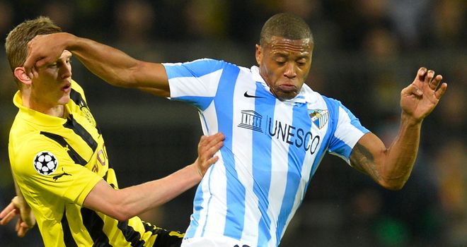 Julio Baptista: Netted a late winner to lift Malaga