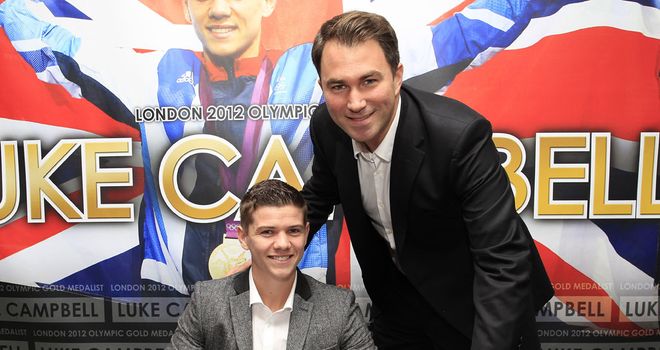 Luke Campbell during last year's Olympic celebrations in London