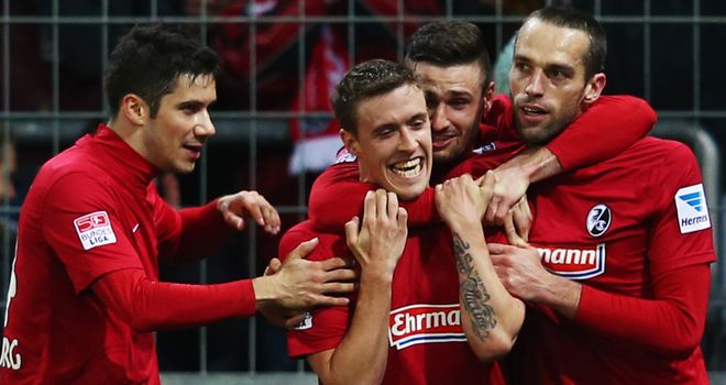 Freiburg celebrate