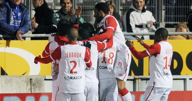 Nancy celebrate Romain Grange' vital winner