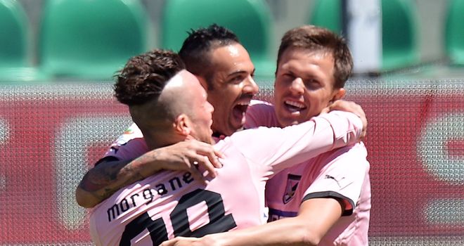 Josip Ilicic gave Palermo an early lead they could not keep