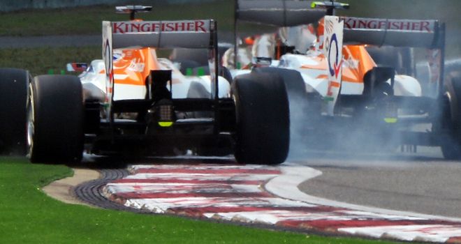 Force India: Friendly fire in Shanghai