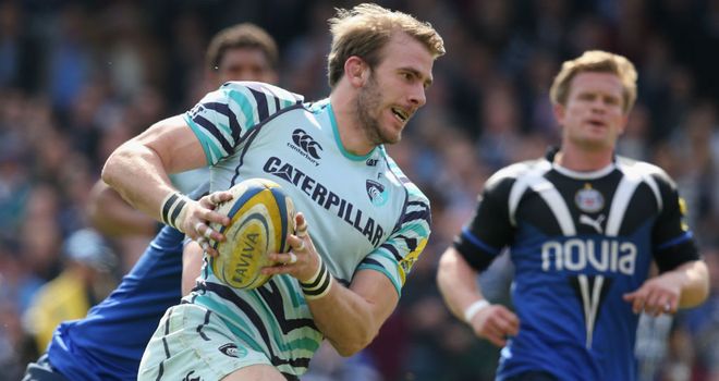 Tom Croft in action for Leicester