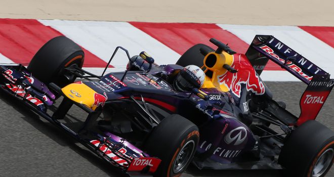 Sebastian Vettel was outpaced by team-mate Mark Webber