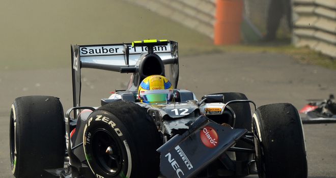 Esteban Gutierrez: Will take a grid penalty in Bahrain after crash