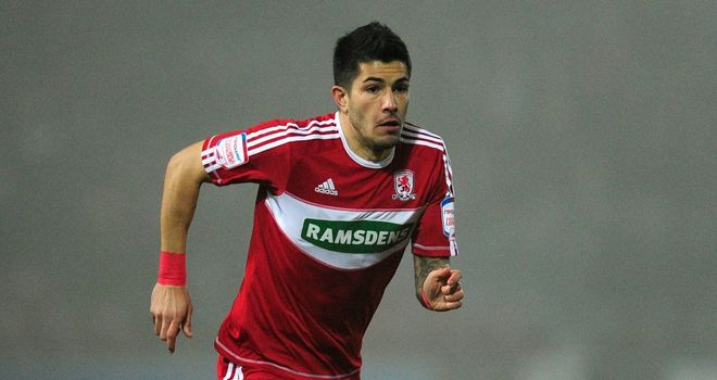Emmanuel Ledesma: Went close for Boro