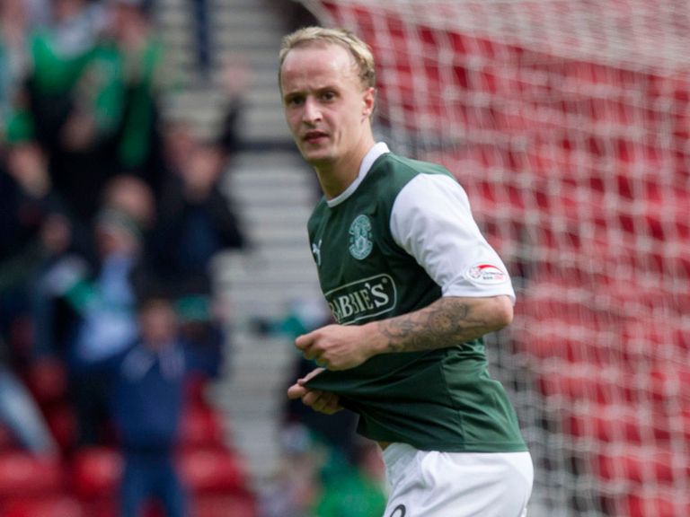 Hibernian striker Leigh Griffiths has been nominated