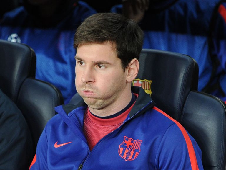 Lionel Messi: Played the final 28 minutes against PSG