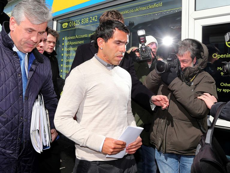 Carlos Tevez: Usually on 'good behaviour', says Mancini