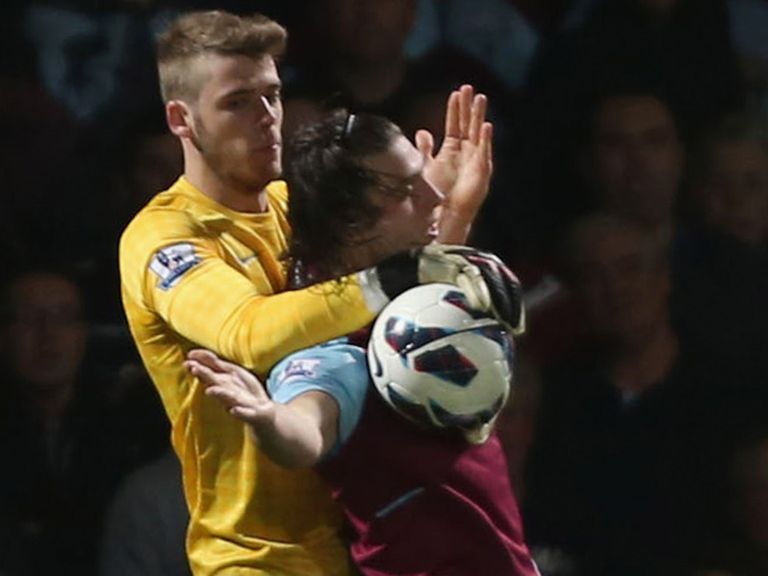 David de Gea: Impressed at Upton Park on Wednesday