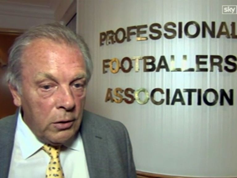 Gordon Taylor: Backed by the PFA