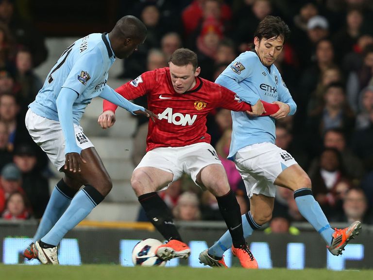 Manchester City meet Manchester United on Super Sunday.