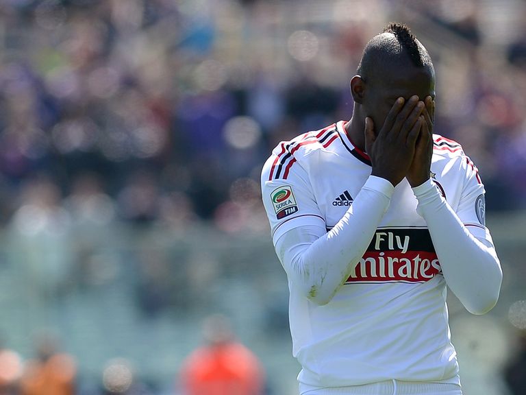 Mario Balotelli: AC Milan striker will now serve a two-game ban